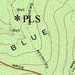 Map showing PLS of search